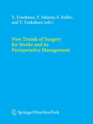 cover image of New Trends of Surgery for Cerebral Stroke and its Perioperative Management